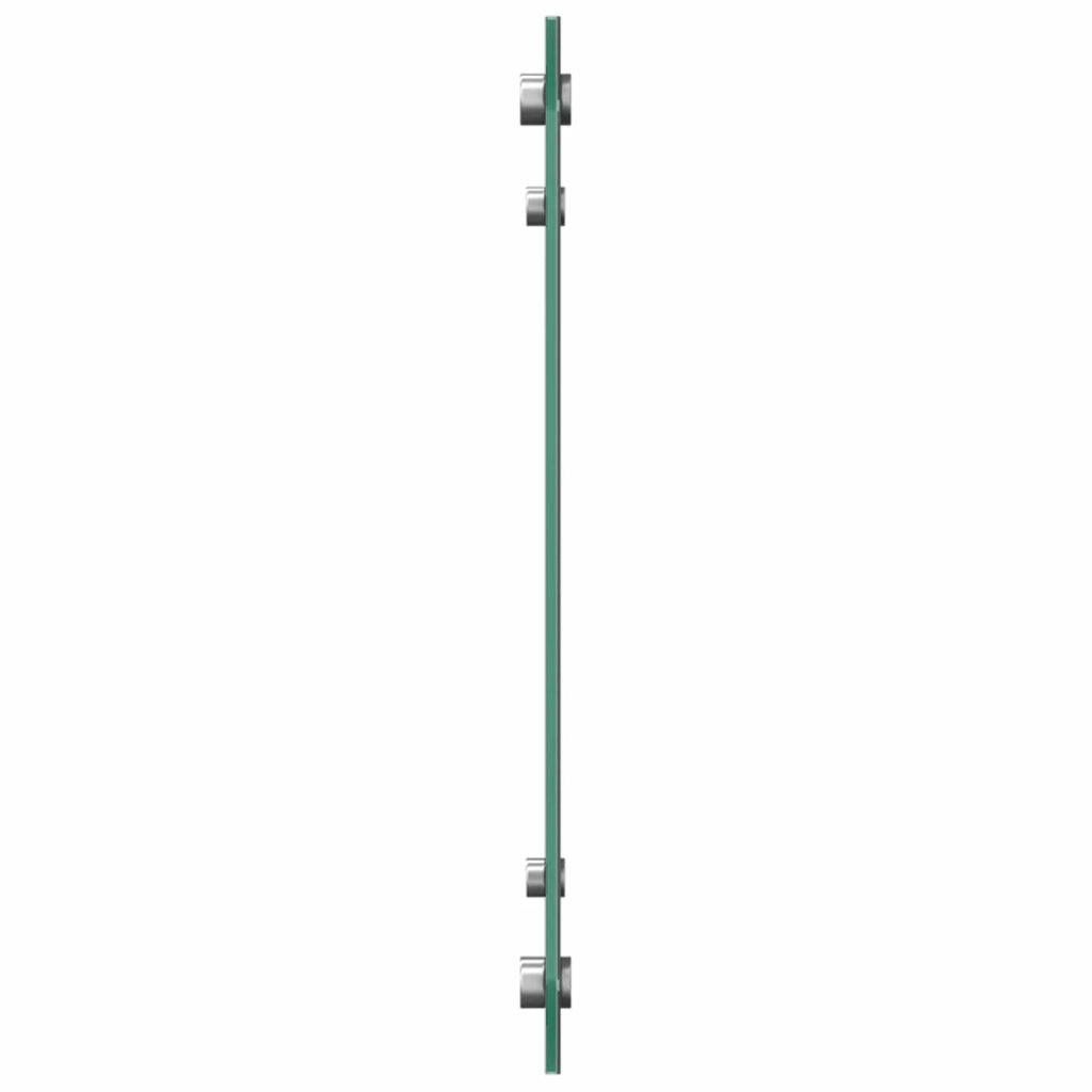 Paraschizzi moderno per cucina 80 x 40 cm resistente e facile da installare in vetro temperato grigio scuro 02_0058450