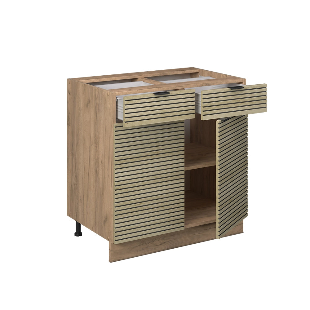 Vicco Basi  Pannello in quercia 80 cm senza piano di lavoro
