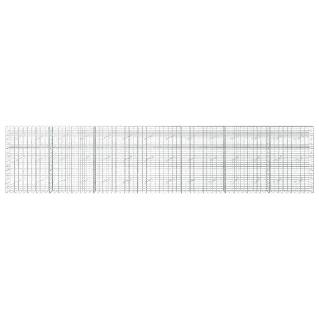 Gabione con Filo da 3,5 mm e Rete da 5x10 cm 700x10x150 cm 3462560