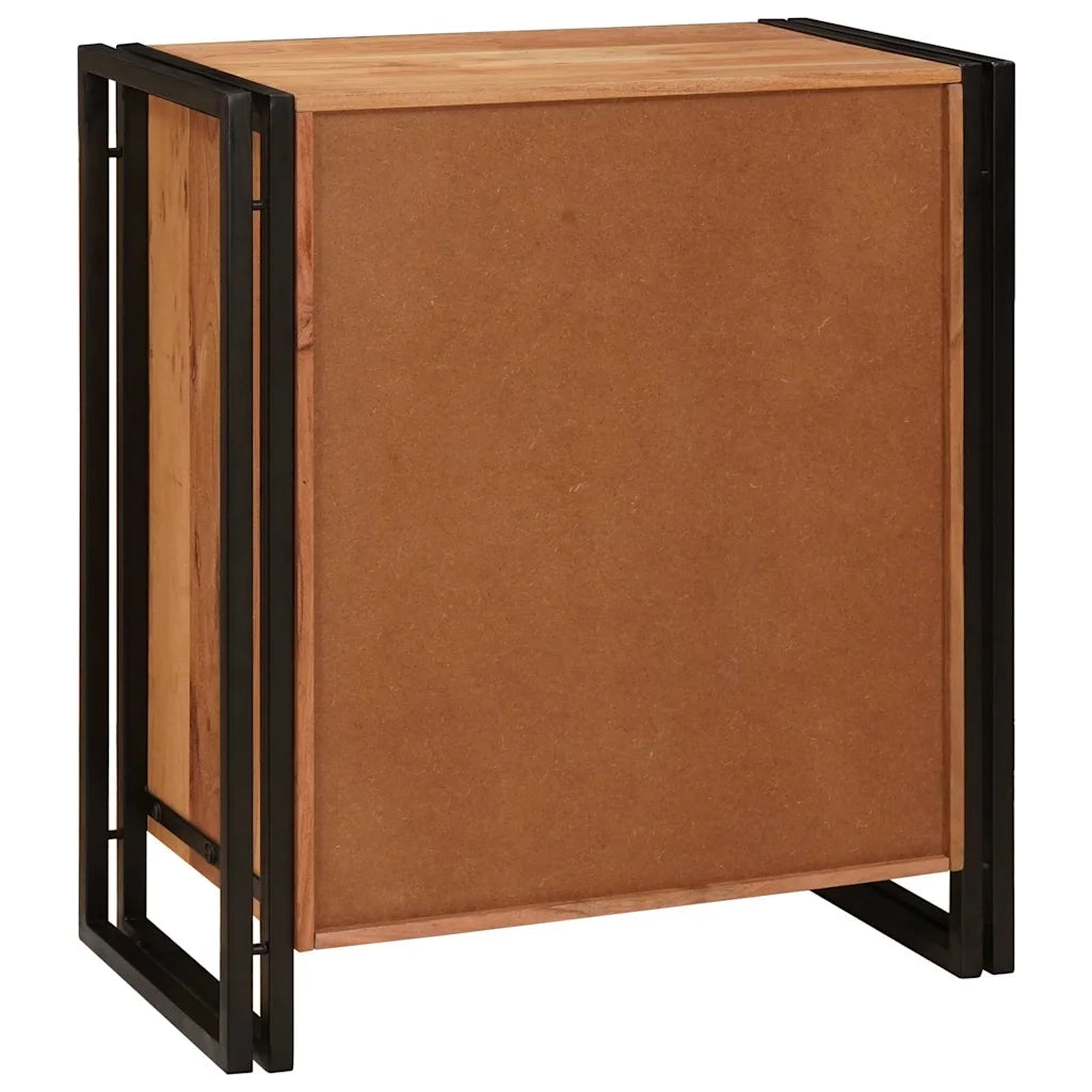 Armadio da Notte Marrone legno massello di acacia 4102776