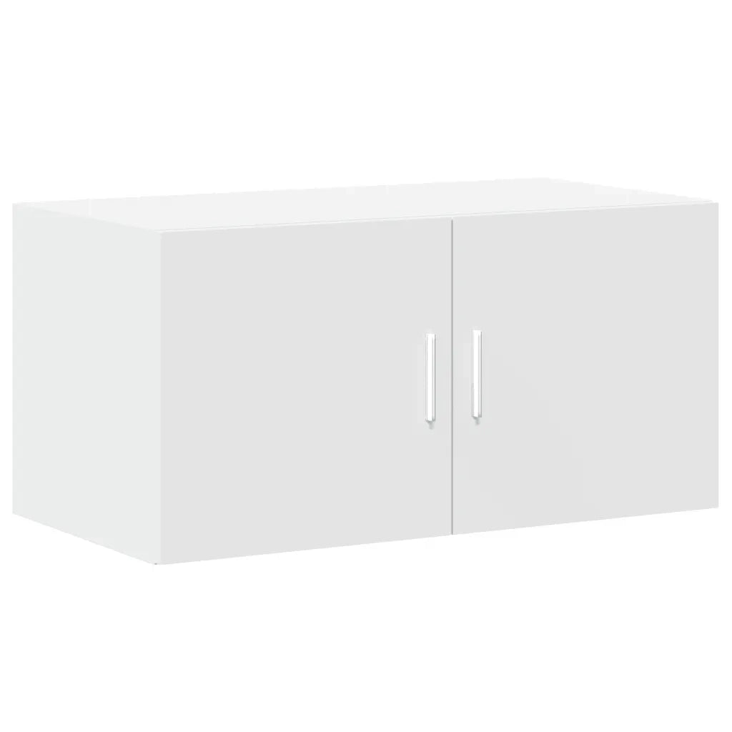 Mobile Portaoggetti Bianco 80x42,5x225 cm in Truciolato