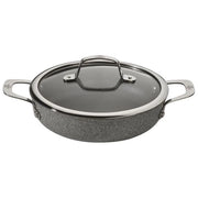 BALLARINI 75002-811-0 Salina Granitium Padella da Portata con 2 Manici Rivestimento Antiaderente a 6 Strati per Induzione Colore Grigio