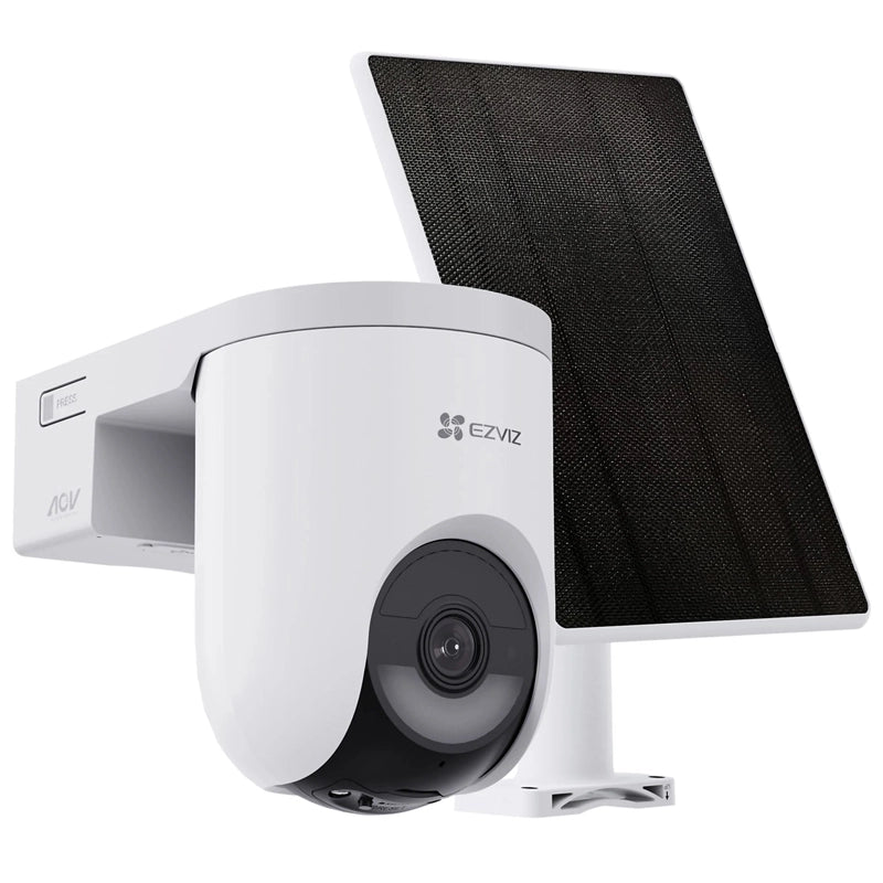 Ezviz hb8 lite + 5w solar panel telecamera da esterno a batteria motorizzata 4mp - EZHB8LITE-KIT
