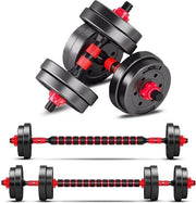 Dumbbell set in neoprene per donne, 5 kg, esercizi per braccia e mani, set a due (blu scuro)