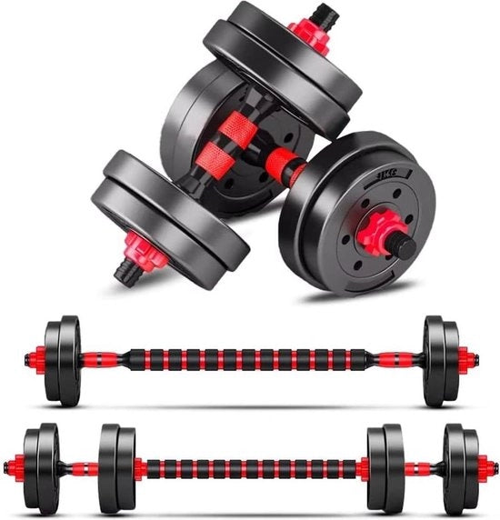 Dumbbell set in neoprene per donne, 5 kg, esercizi per braccia e mani, set a due (blu scuro)