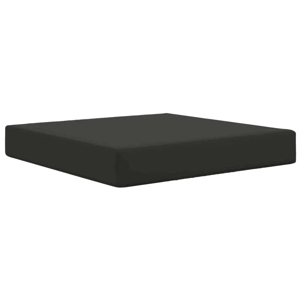 Cuscino per divano da esterno Nero 60 x 60 x 8 cm Poliestere