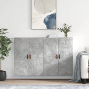 Mobili a Parete 2 pz Grigio Cemento 69,5x34x90 cmcod mxl 77053