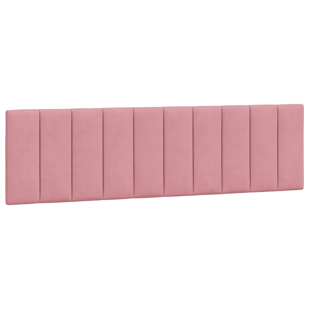 Cuscino Testiera Hanko Rosa 180 cm in Velluto CFW5616692