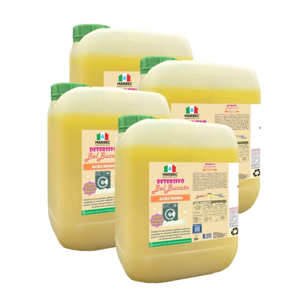 DETERSIVO BelBucato Agrumoso 5LTx4Pz
