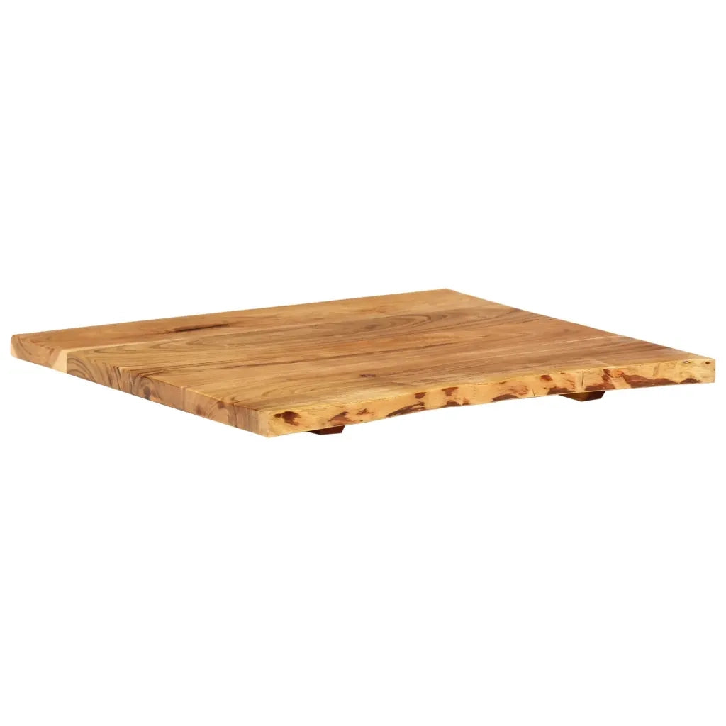 Piano per Lavabo Bagno in Massello di Acacia 58x52x2,5 cm 286317