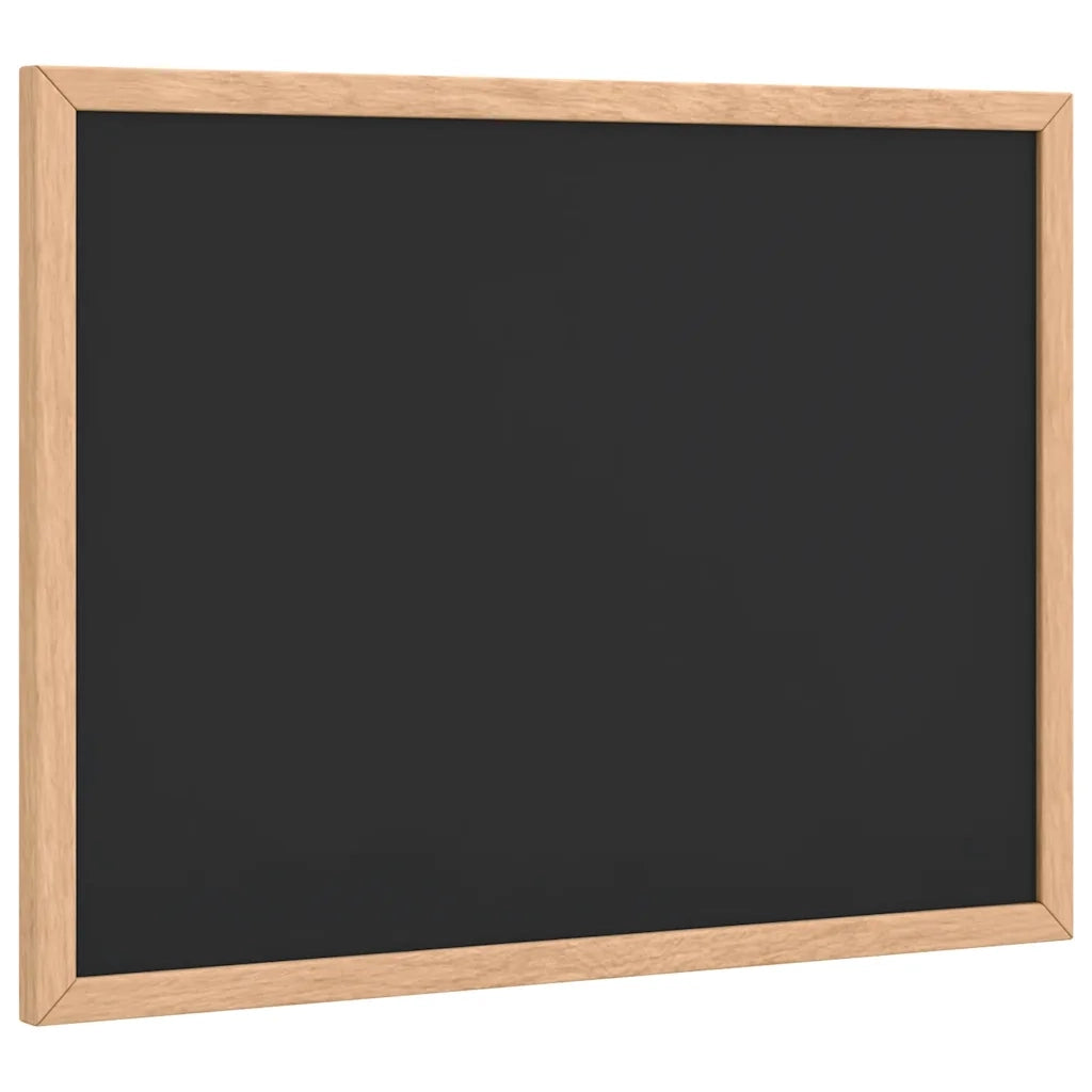 Lavagna con Cornice in Legno Massello di Pino Nero 40x30 cm CFW7456659