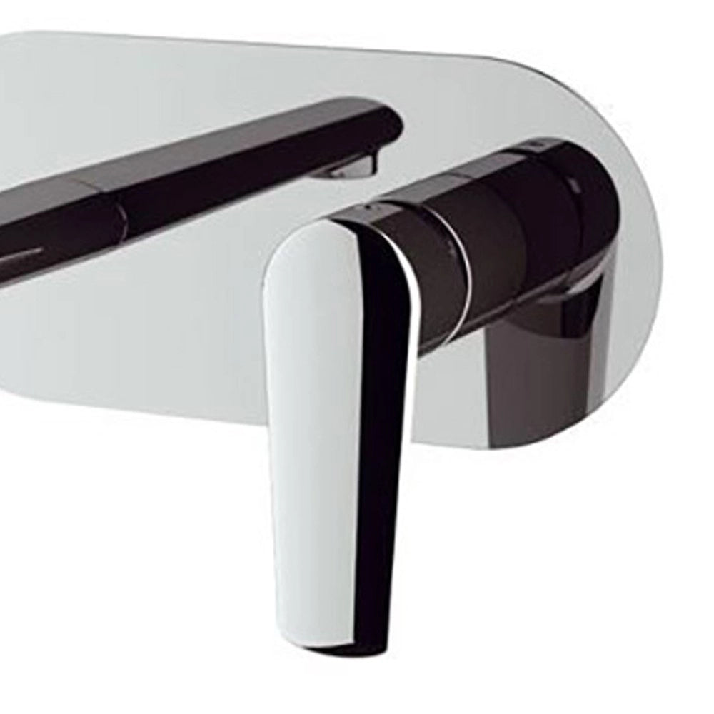 Miscelatore lavabo da incasso con piastra orizzontale serie vanity
