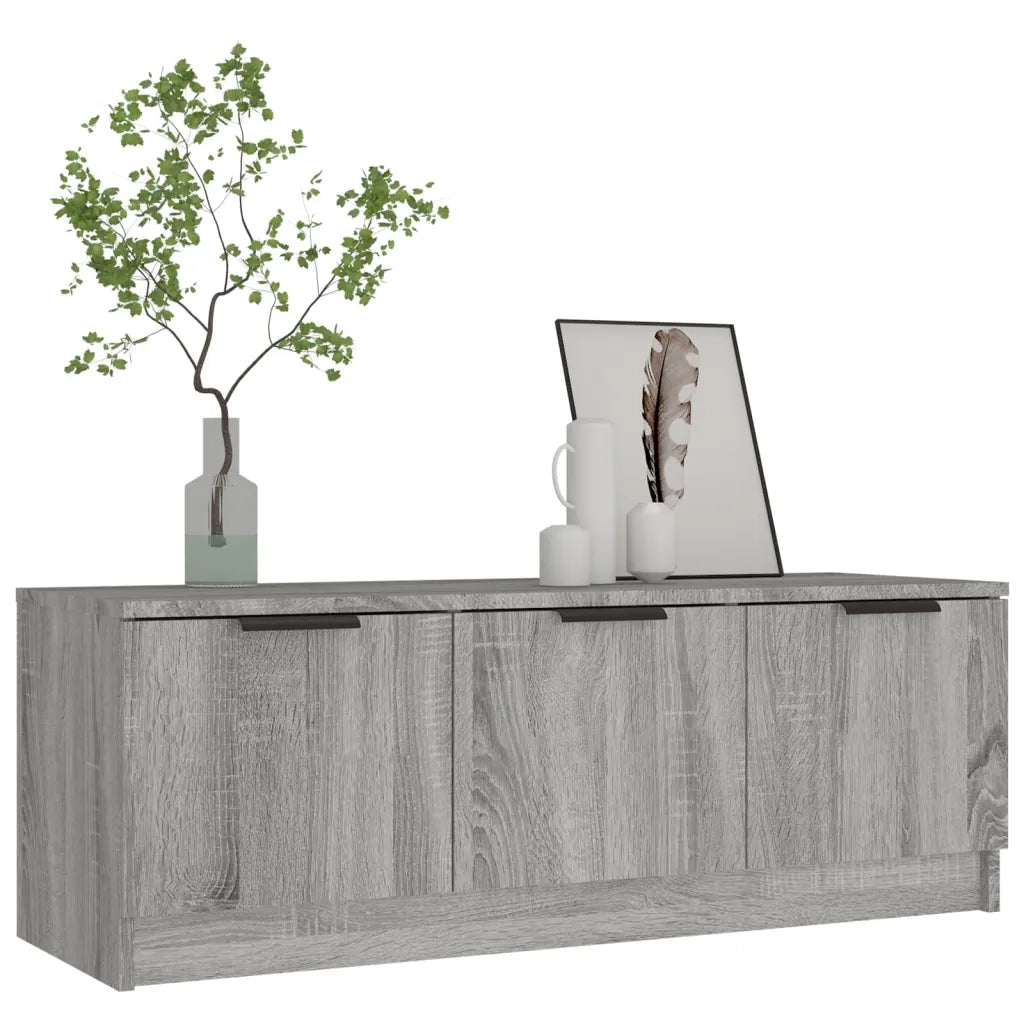 Mobile TV Grigio Sonoma 102x35x36,5 cm in Legno Multistrato cod mxl 21126