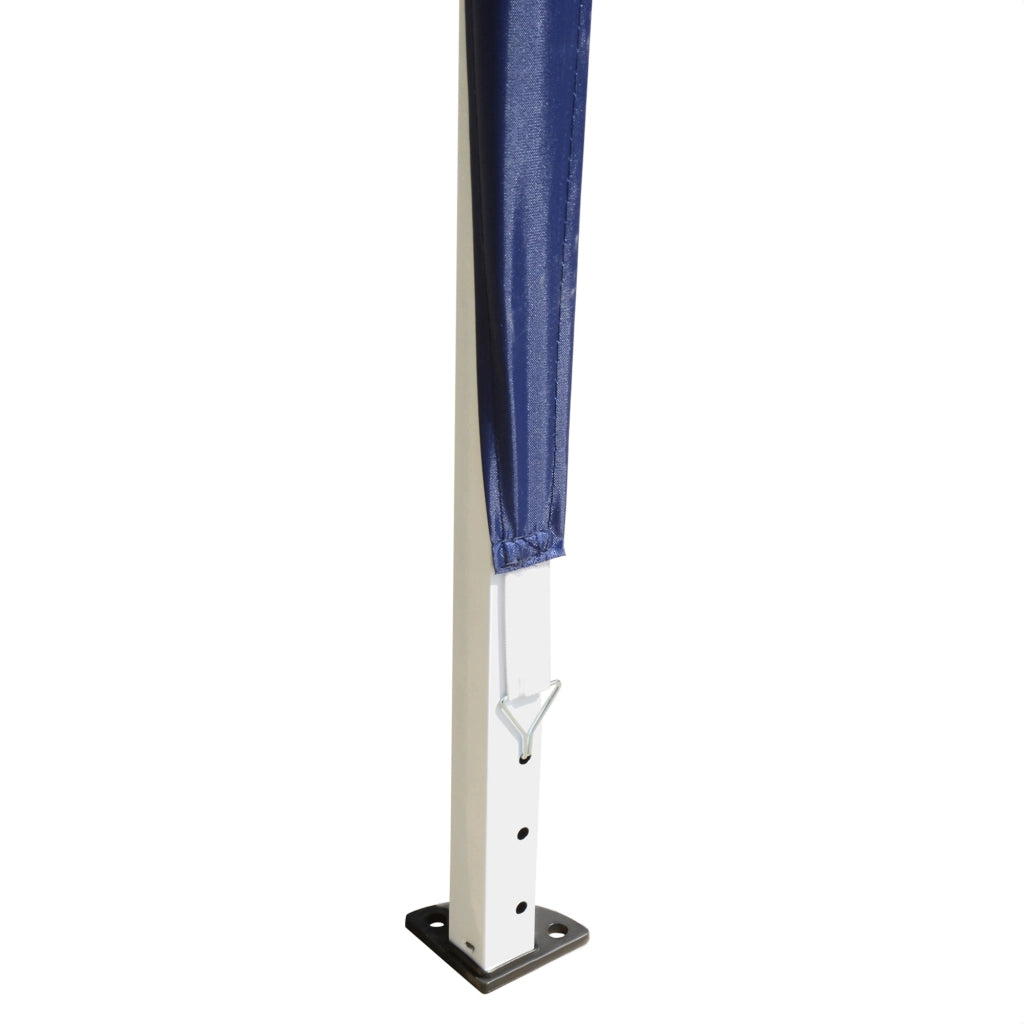 Gazebo Pieghevole 3x3 m ¨C Zephmum ¨C Blu con Toldo Anti-UV e Borsa