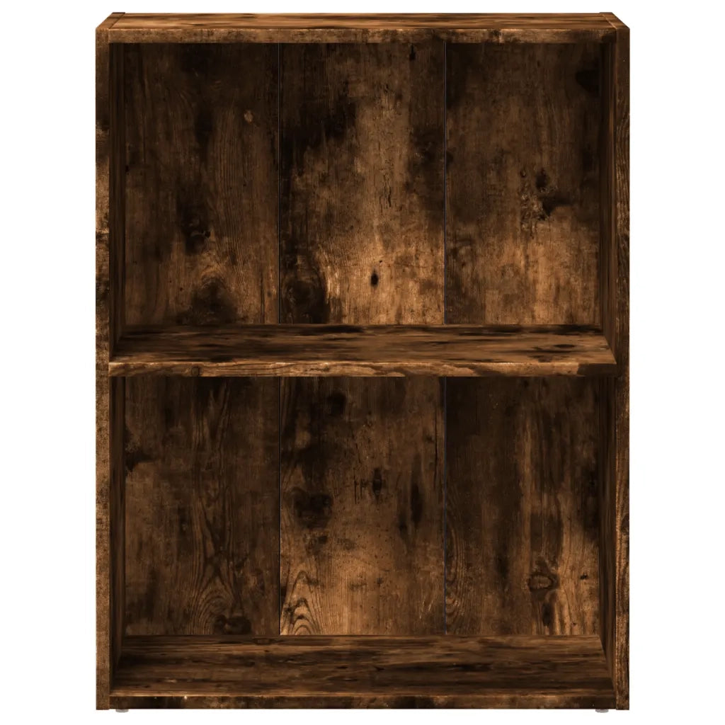 Libreria Rovere Fumo 60x30x77 cm in Legno Multistrato 857894