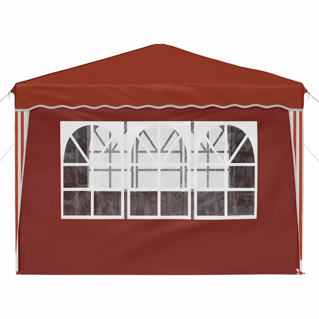 Tenda per feste a pop-up-Gazebo Terracotta 288 x 288 x 245 cm 627692
