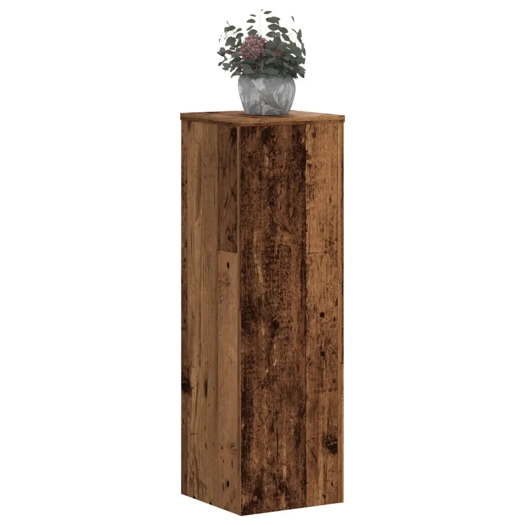 vidaXL Supporti per Piante 2 pz Legno 25x25x80 cm Legno Multistrato