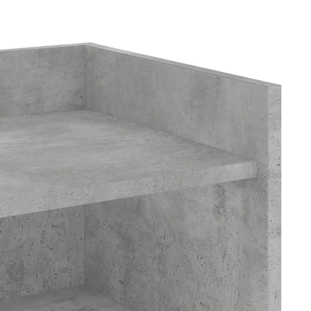 Credenza | Madia | Buffet da pranzo | Armadio da pranzo Grigio Cemento 73,5x35x75 cm in Legno Multistrato