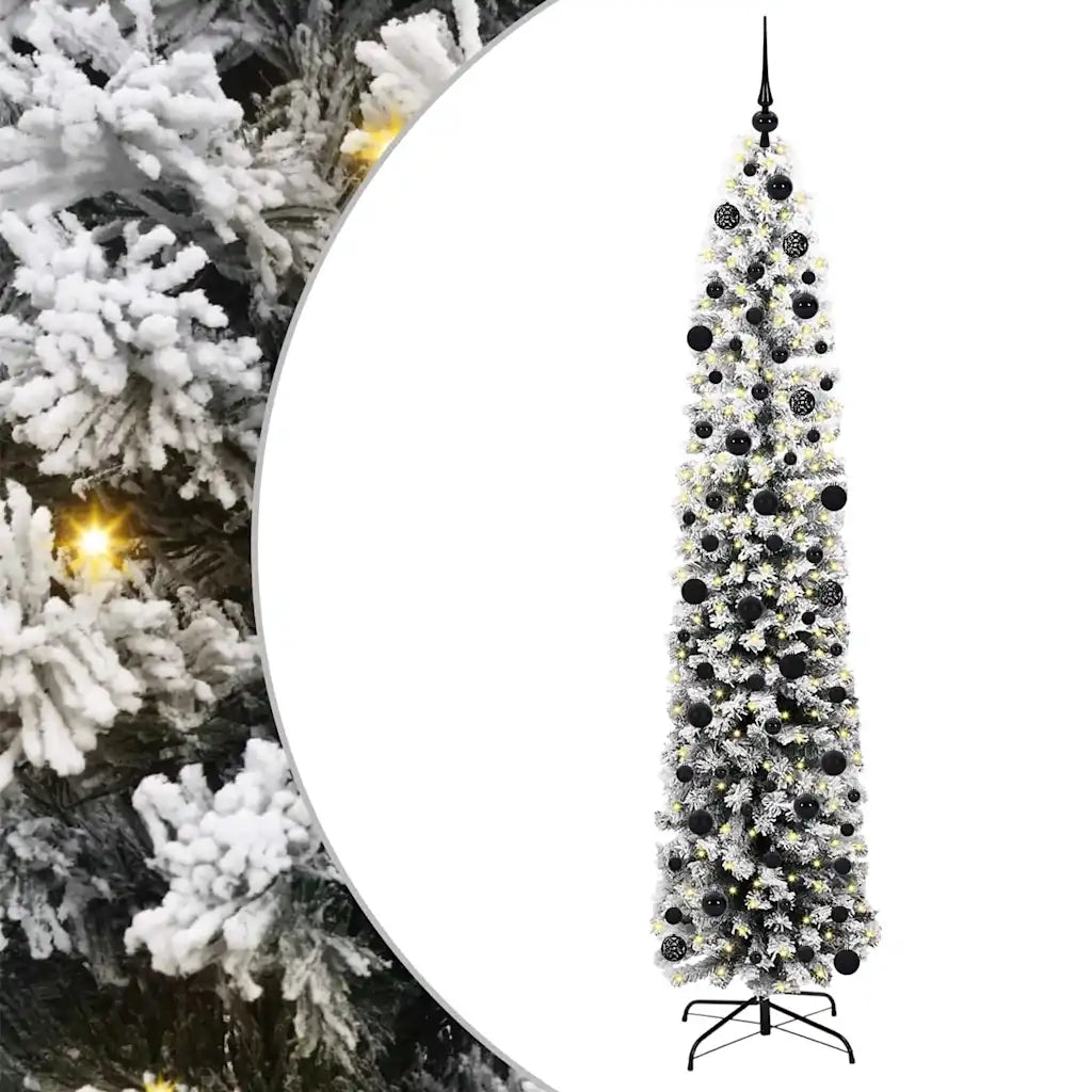 Albero di Natale Artificiale-Albero Natalizio con 300 LED Verde 240 cm 964551