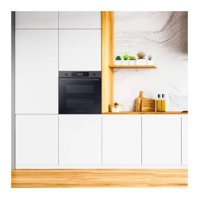 Samsung NV7B4540VBB Forno Elettrico Multifunzione con Grill da incasso a Vapore Capacita' 76 Litri Dual Cook Flex Classe Enertgetica A Wi-Fi 59,5 cm Nero