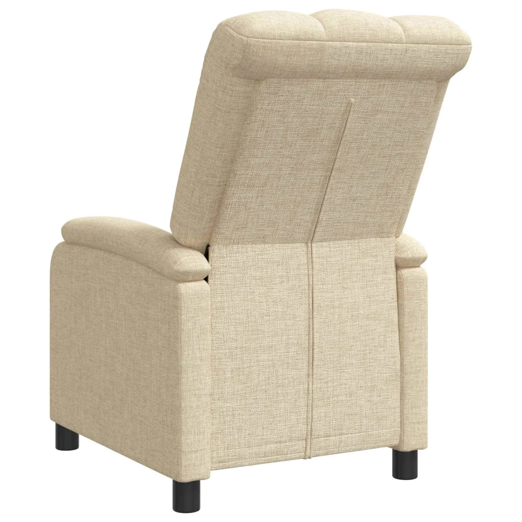 Divano Sedia-Poltrona reclinabile Crema Tessuto 416962