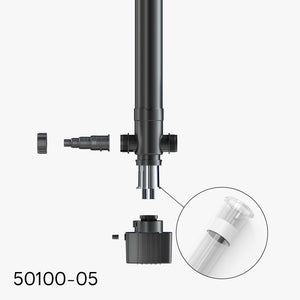 Boccola in vetro di quarzo di ricambio per chiarificatore per laghetti CUV-155