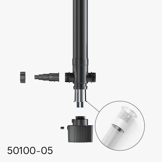 Boccola in vetro di quarzo di ricambio per chiarificatore per laghetti CUV-155