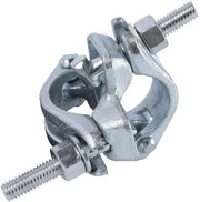 Elemento di connessione a 90° - Koppeling con doppia presa - Acciaio al carbonio Q235 - Diametro 48 x 48 mm - Galvanizzato a freddo - Resistente all'usura - Connessione di gru