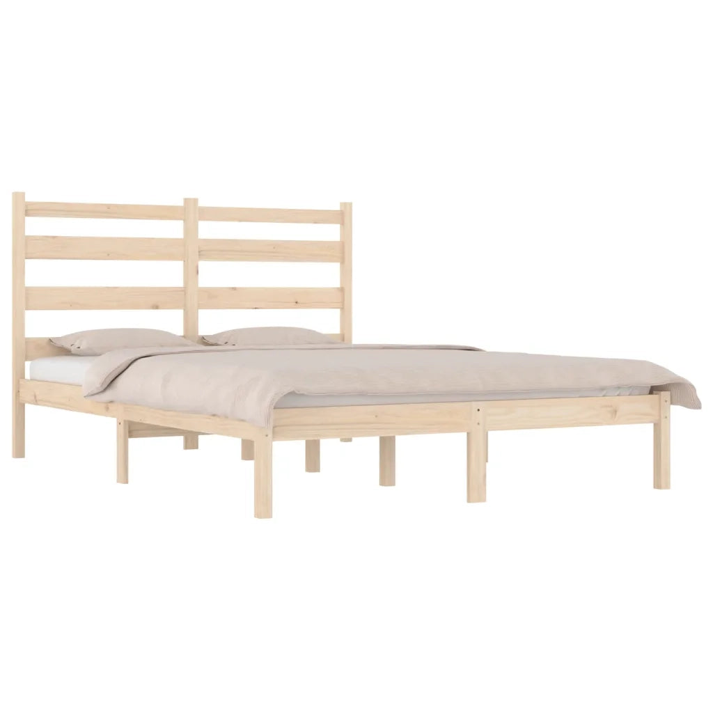 Giroletto-Struttura Letto in Legno Massello di Pino 140x200 cm 726531