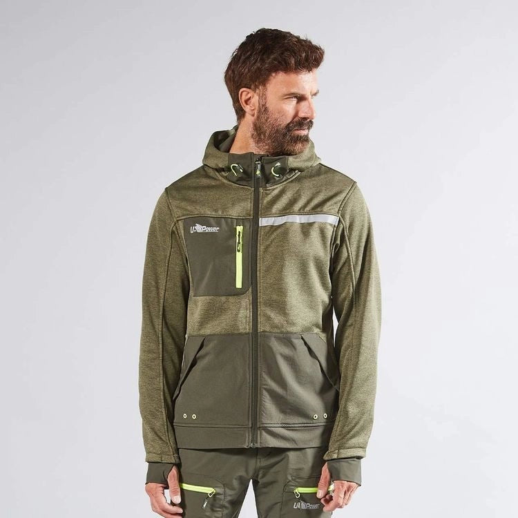 Felpa Galaxy Colore Verde Misura L U Power