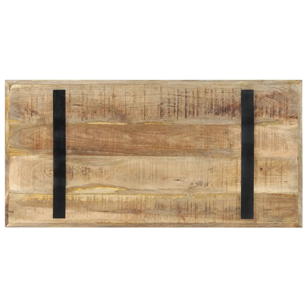 Tavolo da Pranzo 120x60x76 cm in Legno di Mango Grezzo cod mxl 18696