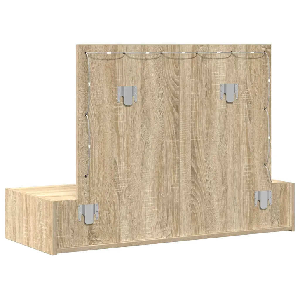 Tavolo da Trucco Marrone 100 x 40 x 70 cm Legno multistrato 865237
