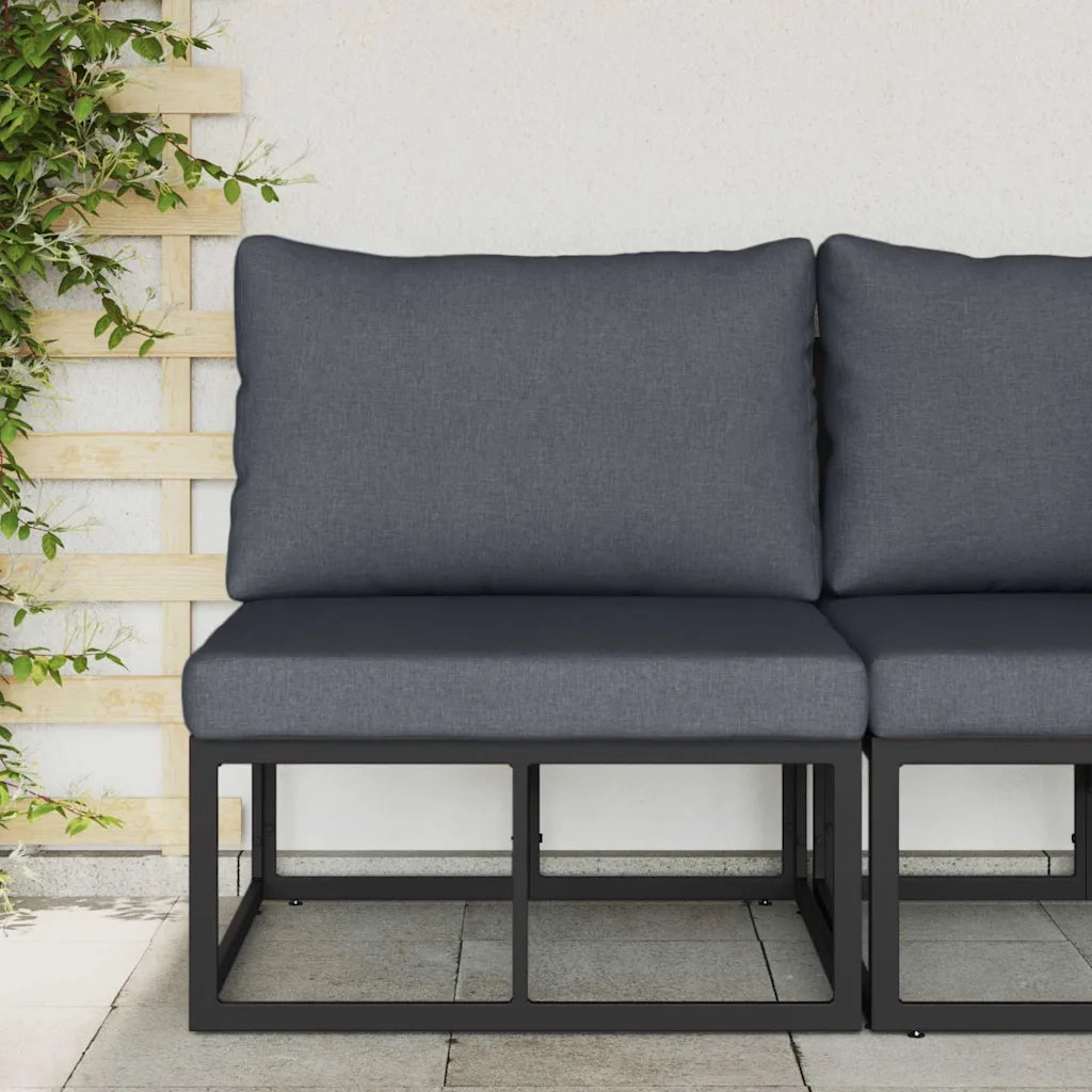 Mobili da Esterno Nero e antracite 70 x 71,5 x 71 cm Metallo CFW6872288