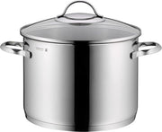 Piatto di stoccaggio 24 cm - grande capacità - adatto per inductie - acciaio inossidabile - resistente alla lavastoviglie