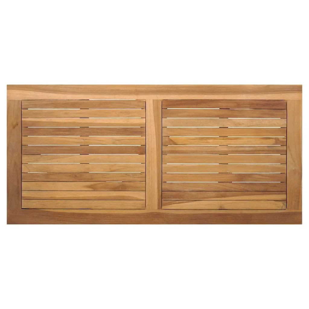 Sedia da giardino-Panchina con cuscino Marrone e grigio scuro 110 x 66 x 76 cm