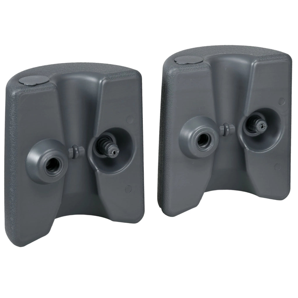 Piedi per tendone da giardino ¨C zephmum ¨C 4 pezzi, HDPE, riempibili d'acqua o sabbia