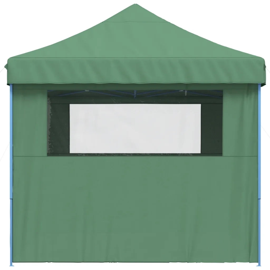 Tendone per Feste Pieghevole Pop-Up con 4 Pareti Verde