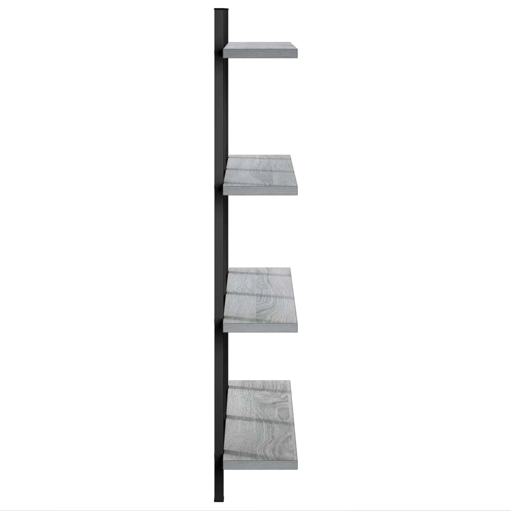 Scaffale da parete Sonoma grigio 79.5 x 13.5 x 80 cm 8020380