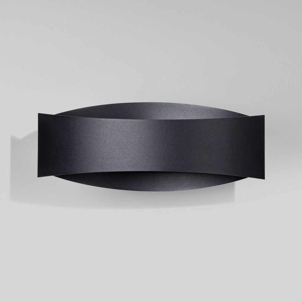 Applique parete minimalista Benito nera G9 8W Pure Lume