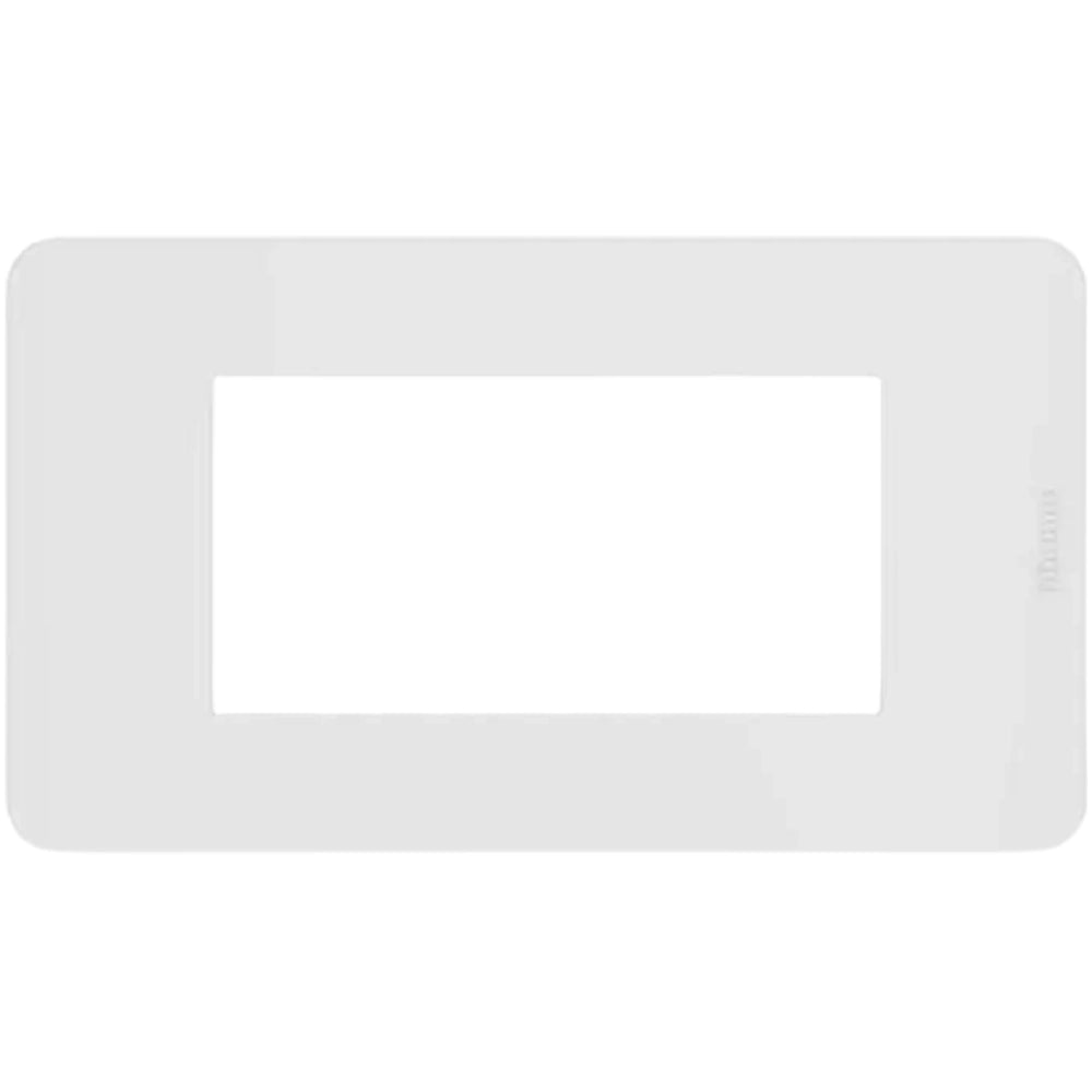 Bticino matixgo placca 4 moduli elegante e funzionale *** colore bianco, confezione 1
