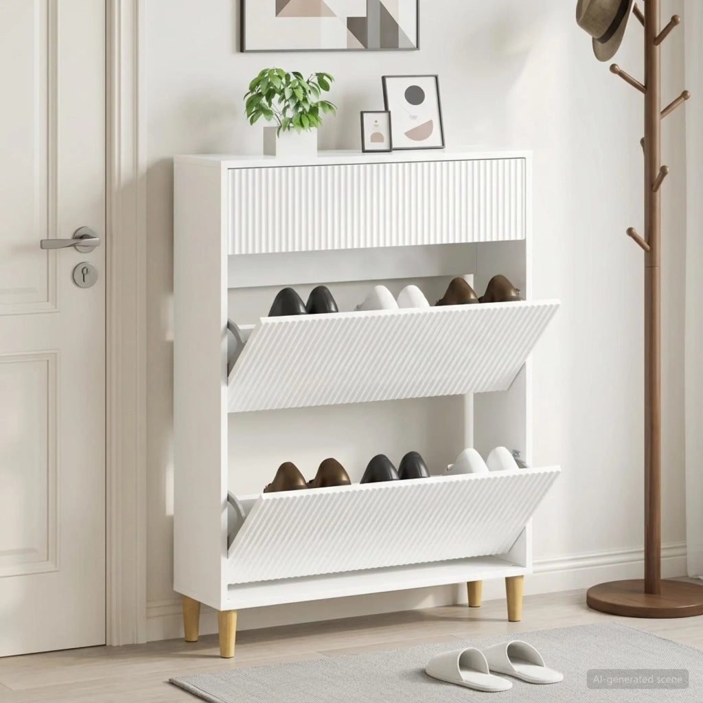 Mobile per scarpe ARNHEM 78 x 24 x 103 cm Legno ingegnerizzato 896659