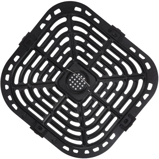 Piastra Grill in Acciaio Inossidabile 304 - Sicura per la Cucina - Anticaderente - Smalto a Doppia Lastra - BPA Libero - Con Maniglie - Piastra Frittoia