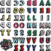 Letterpatches da Naaialfabet - Patch lettere A-Z con filo per cappelli, giacche, camicie e progetti DIY (52 pezzi)