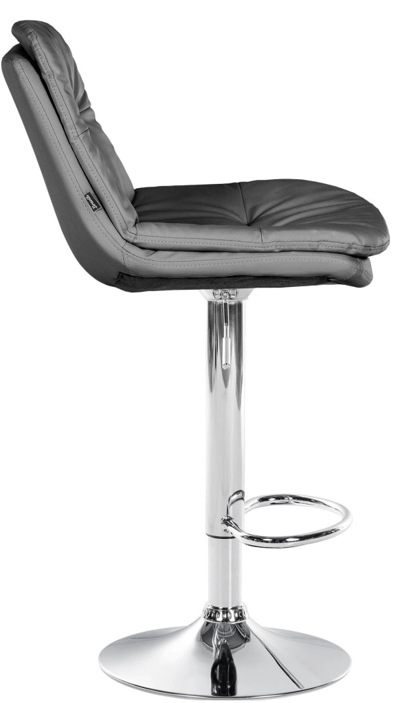 Barhocker Laurel Kunstleder chrom