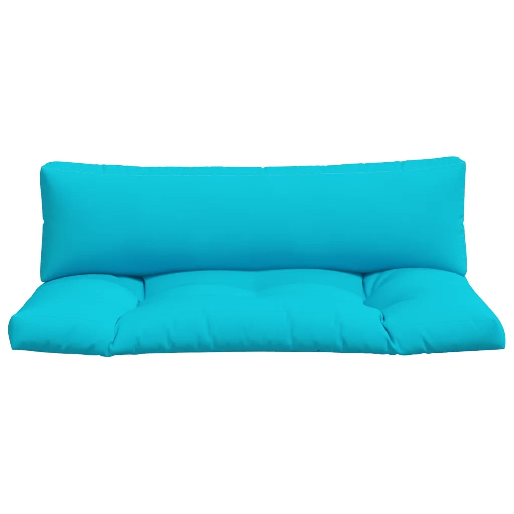 Cuscini per Pallet 2 pz Turchese in Tessuto Oxford 360943