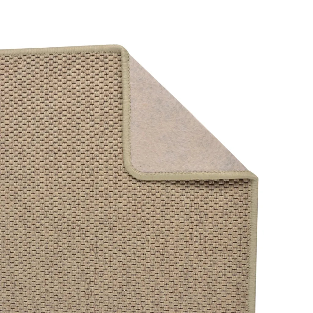 Tappeto Corsia Aspetto Sisal Sabbia 80x150 cm 355789