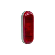 SEMAFORO A LED DA PARETE 1 LUCE ROSSO RED 24V AUTOMAZIONE AUTOMATISMI 550/1041