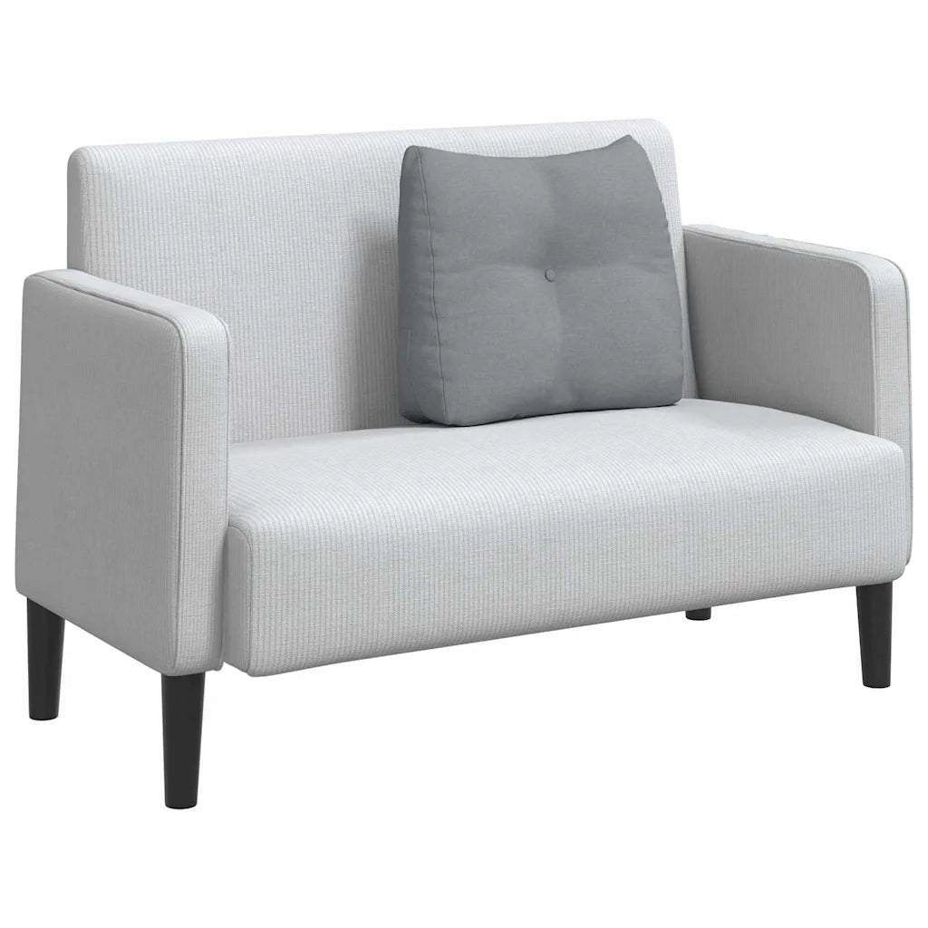 Cuscino per Schiena | Cuscino dorsale Grigio chiaro 60 x 24 x 50 cm Tessuto