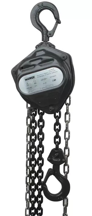 PARANCO A CATENA MAURER MANUALE 500KG CE ALTEZZA MASSIMA 2,5MT