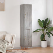 Credenza Grigio Sonoma 34,5x34x180 cm in Legno Multistrato 3199103